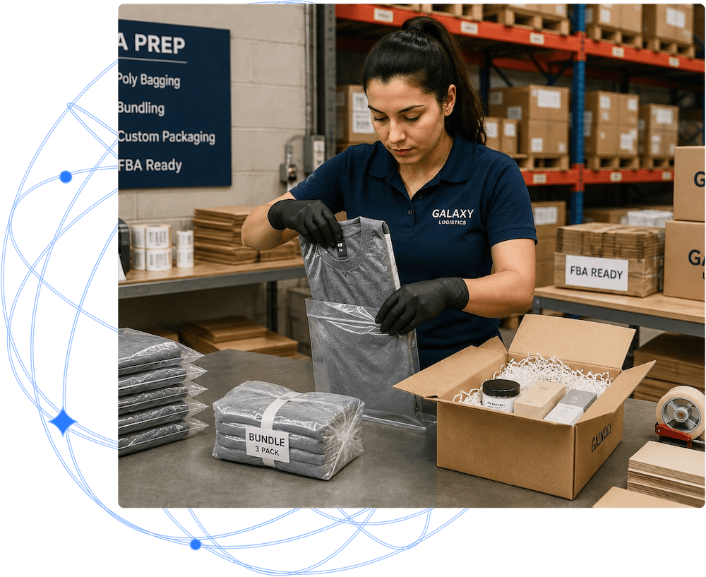 Amazon FBA poly bagging, bundling and custom packaging