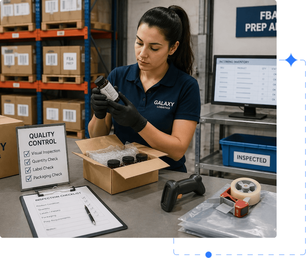 Amazon FBA product inspection and quality control